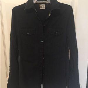 Converse All Star Button Down (S) Black.